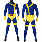 New X-men  97 Cyclops Jumpsuit Cosplay Costume Men Glove Belts Outfits Halloween