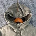 Vintage German Military Jacket Men   s Medium Fleece Schwarz Passau Parka Hooded