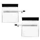 24 x24  Quarter Fender Set Stainless Steel Semi Truck Fit For Volvo Vnl