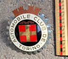 Vintage Act Automobile Club De Torino Grille Badge Emblem