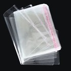 100x Clear Resealable Recloseable Self Adhesive Cello Lip Opp Poly Plastic Bags