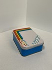 Vintage Giftco Hong Kong Rainbow Heart Tin With Stationery Note Paper