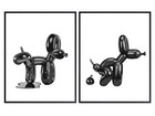 Bathroom Decor Aesthetic - Balloon Dog Half Bathroom Decor Set - Cute Bathroom 