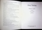 Easy Tatting By Rozella F  Linden Dover Needlework Series 1996 Paperback