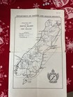 100  Original  New Zealand Map Vintage  Department Of Tourism