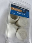 1  Gripping Off White Rubber Non Skid Push On Chair Leg Tips F31927 4 Pack