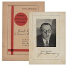 Igor Stravinsky Rare 1931 Signed Program