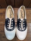 Vintage Country Set Saddle Shoes Navy   White Women   s Size 3 5 Leather Made Usa