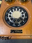 Vintage County Line Telephone Rotary Dial Phone Wooden Wall Mount Model 14125