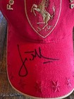 Ferrari Scuderia Officially Licensed Red Signed Autographed Osfa Hat Cap Unworn 