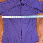 Rei Sahara Long Sleeve Hiking Shirt Womens Small Purple Quick Dry Ventilated