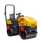 1 5ton Full Hydraulic Vibrate Tandem Smooth Steel Drums Roller Compactor