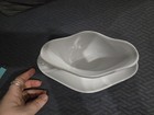 Apilco France Classic Whiteware 7 75  Gravy Sauce Boat Attached Underplate White
