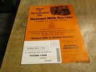 Vintage Natoma Milk Service Hinsdale Silent Service Divco Truck Brochure Card 29