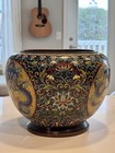 19th C Large Chinese Cloisonne Dragon Pot