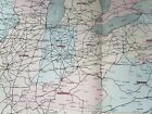 United States Of America Railway Map 1870 Very Large Antique Map 19th Century