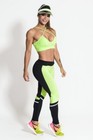 Active Wear Workout Shape Pants Leggings 3 Color Black Green White S M L 11602
