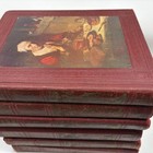 Vintage Home University Bookshelf Lot Of 6 Antique Hardbacks