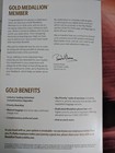 Delta Gold Medallion Skymiles Luggage Tags With Metal Straps  2x 