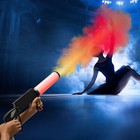 Handheld Led Co2 Cannon Cryo Fog Stage Effect Rgb Co2 Jet Machine Smoke Gun 25w