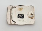 Vtg Crumrine Buckle Golden Western Rodeo Cowboy Floral Design 3 l Fits 1 5  Belt
