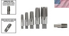 5-piece Npt Pipe Tap Set For Cleaning And Threading - Carbon Steel Quality