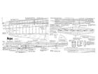 Argus Control Line Stunt 50  Wingspan Rc Model Airplane Printed Plans  templates