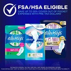 Always Ultra Thin Overnight Pads With Wings Size 5 Extra Heavy 34 Count