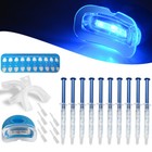 Teeth Whitening Kit  10  Gel  2 trays  1  White Led Light Best Dental 44  