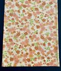 Vintage Sears Pink Flower Power Daisies Fantasia Standard Pillowcases Set Of 2