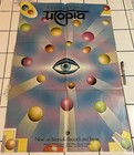 Rare Todd Rundgren   s Utopia Promo Poster 23x35    Bearsville Records 1974 Usa