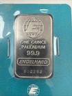 Vintage Engelhard 1 Oz Palladium Bar -no  802262