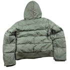 313 Tre Uno Tre Puffer Jacket Men It 46 Green Duck Down Hooded Bomber Winter