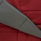 Gold Coast Down Alternative Reversible Comforter In Burgundy   Grey  Twin Size