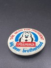 Vintage Hamms Beer Pinback Pin The Bear For President Big Beer Brotherhood