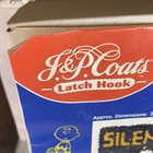 J p Coats Latch Hook Kit Peanuts Silent Night Snoopy 50th Celebration Unused