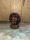 Antique 19th Century Early  Victorian Cast Iron String Holder