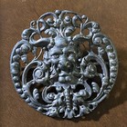 Antique Fratelli Coppini 800 Italy Devil Demon Bacchus Horns Pin Brooch 19 58g