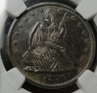 1876 S Seated Liberty Half Dollar Ngc Au Details
