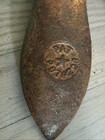 Boat Anchor Vintage Cast Iron  14 Lb  9    X  12 5  Good Condition   Rope M1020