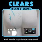 Dude Wipes Flushable Wipes - 3 Pack 144 Wipes - Unscented Extra-large