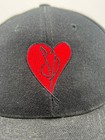 Smashing Pumpkins Vintage Hat Baseball Cap Embroidered Red Heart Logo Black 90s