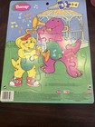 Barney   Friends Vintage Cardboard 25 Piece Puzzle Tray For Ages 3-6 Mattel
