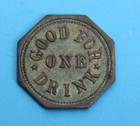 Ulm Montana The Ulm Bar Saloon John Ball Good For 1 Drink Octagon Trade Token Mt