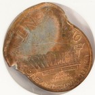 1998 1c Lincoln Cent Double-struck 2nd 50  Off-center Anacs Ms64 Red
