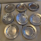 32 Pcs Wilton Armetale Colonial Dinner Plates Pewter Vintage Plate Lot