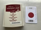 Stampin Up Ink Pad Raspberry Ripple In Color 2012 Retired Classic As Is Flaw