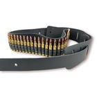 Brass Bullet 50 Link Brass Guitar Strap Genuine Leather Punk Rock Thrash Usa