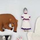 Vtg Lakeshore    the Mitten    By Jan Brett Cloth Storytelling Kit Forest Animals