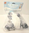 Raz-buddy Paci Holder With Soothie Pacificer  Gray   White Coby Cow  Brand New  